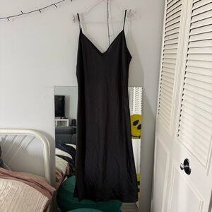 Wilfred Black Strapless Dress